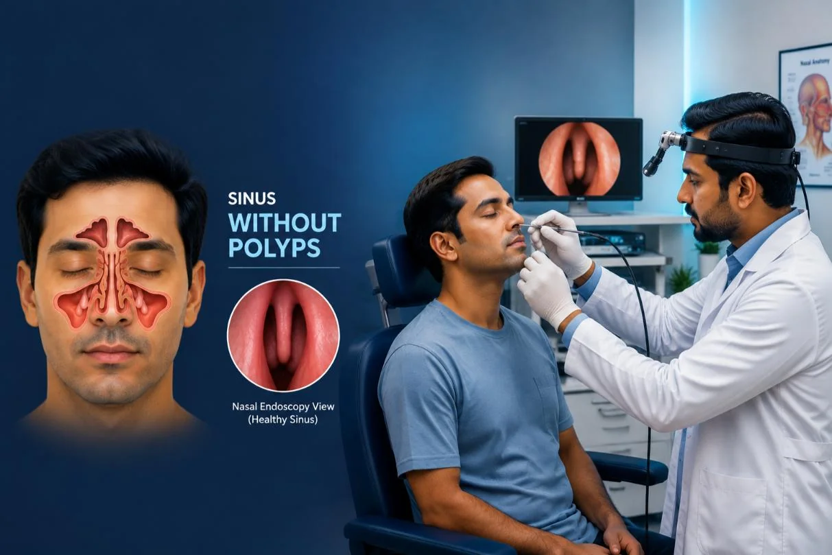 Sinusitis Without Polyps Treatment at Gouda ENT Hospital